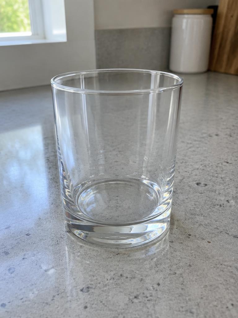 Plain clear glass photographed as the starting point